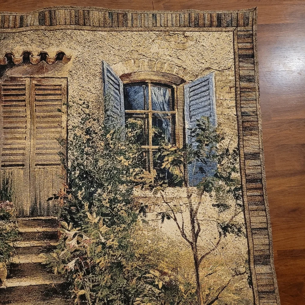 Roger Duvall Stairway to Provence Breathtaking Woven Tapestry